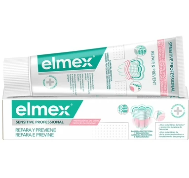 Pasta De Dentes Sensitive Professional Repara E Previne Elmex 75 ml