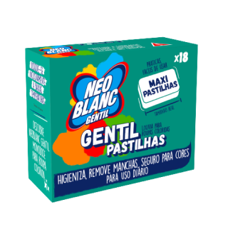 Lixívia Gentil em Pastilhas