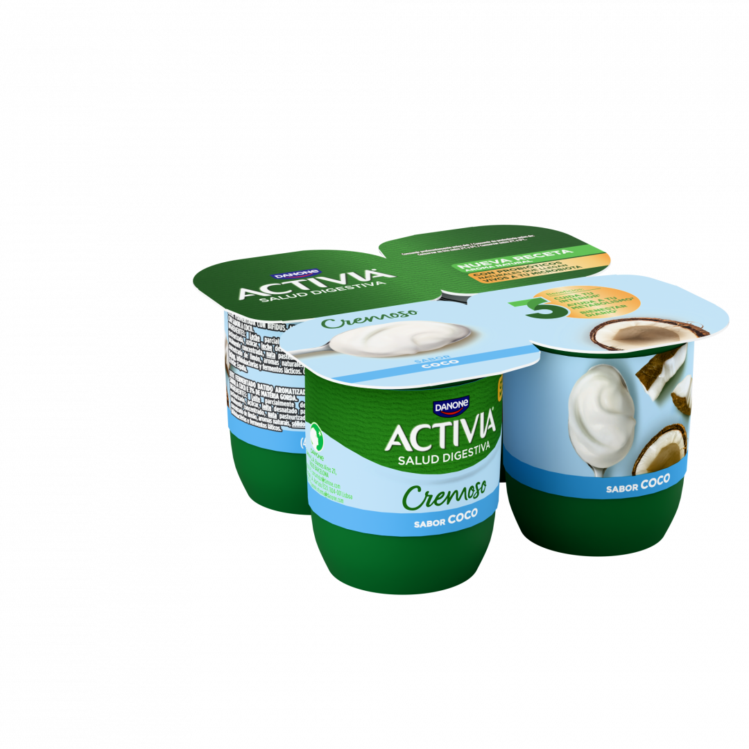 Iogurte Bífidus Cremoso Coco Pack 4