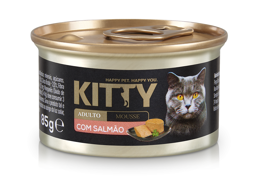 Comida Húmida para Gato Adulto Mousse com Salmão