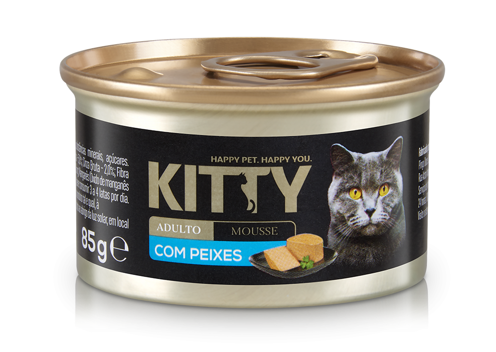 Comida Húmida para Gato Adulto Mousse com Peixe