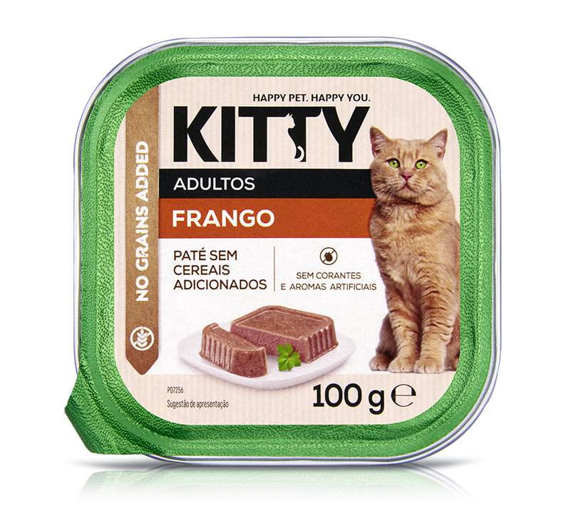 Comida Húmida para Gato Adulto Patê com Frango Grain Free