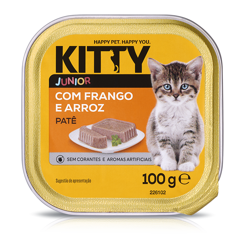 Comida Húmida para Gato Júnior Patê com Frango