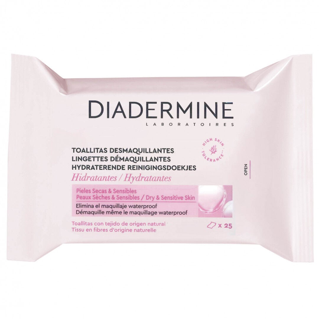 Toalhitas Desmaquilhantes Hidratantes Diadermine 25 un
