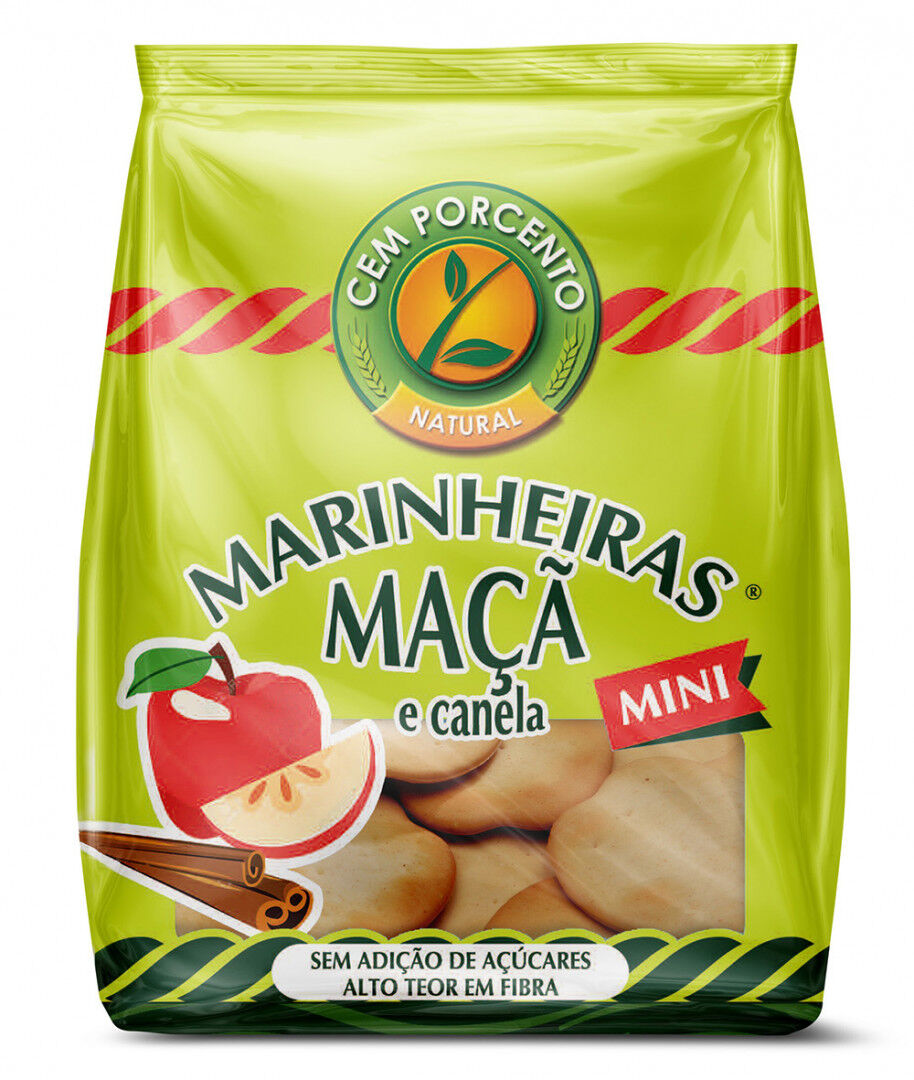 Bolachas Mini Marinheiras de Maçã e Canela