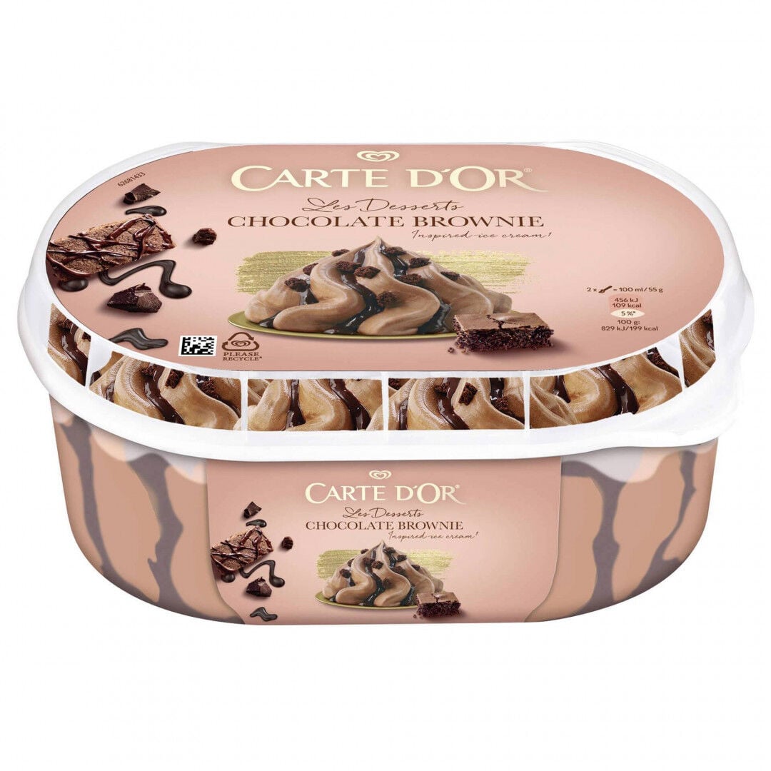 Gelado Chocolate Brownie Les Desserts
