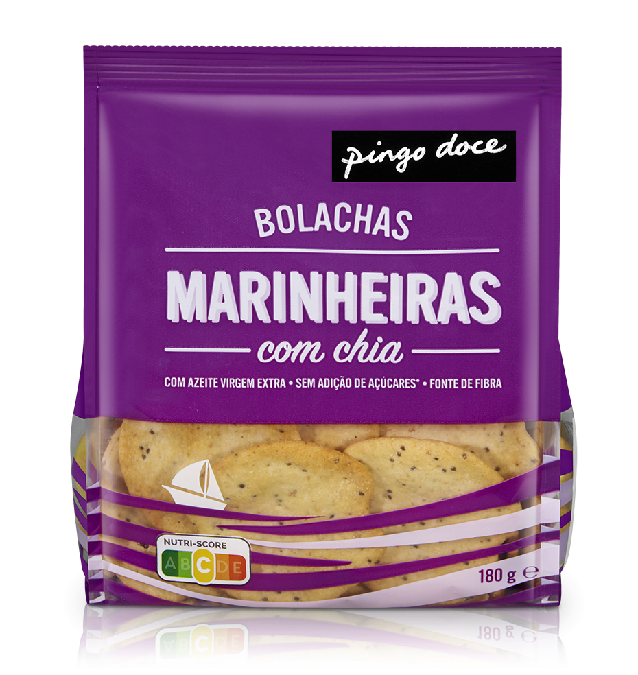 Bolachas Marinheiras com Chia