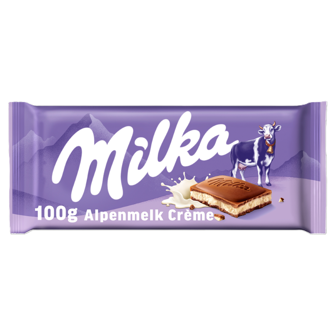 Tablete Chocolate de Leite com Creme de Leite Milka