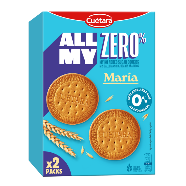 Bolacha Maria 0% Açúcar Adicionado