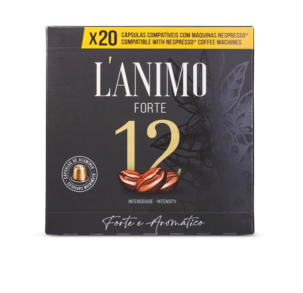Cápsulas De Café Nespresso Forte L'animo 20 un