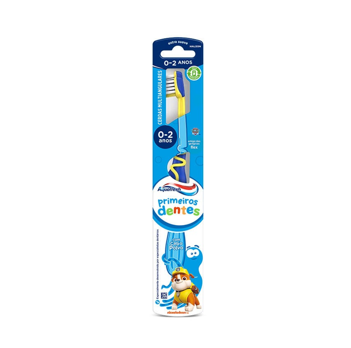 Escova De Dentes Infantil Extra Suave Primeiros Dentes 0-2 Anos Aquafresh 1 un