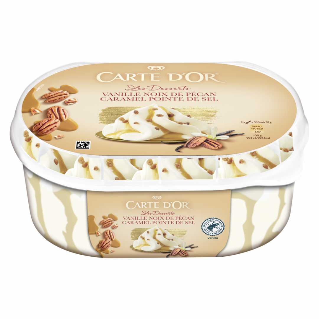 Gelado Baunilha e Noz Pecan Les Desserts
