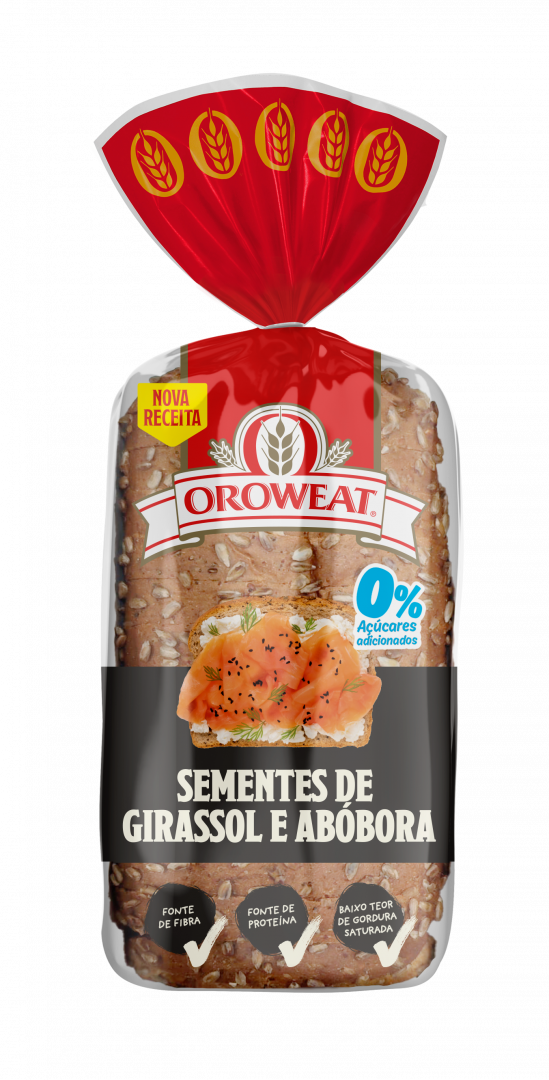 Pão De Forma Com Sementes De Girassol E Abóbora Com Côdea Oroweat 550 g