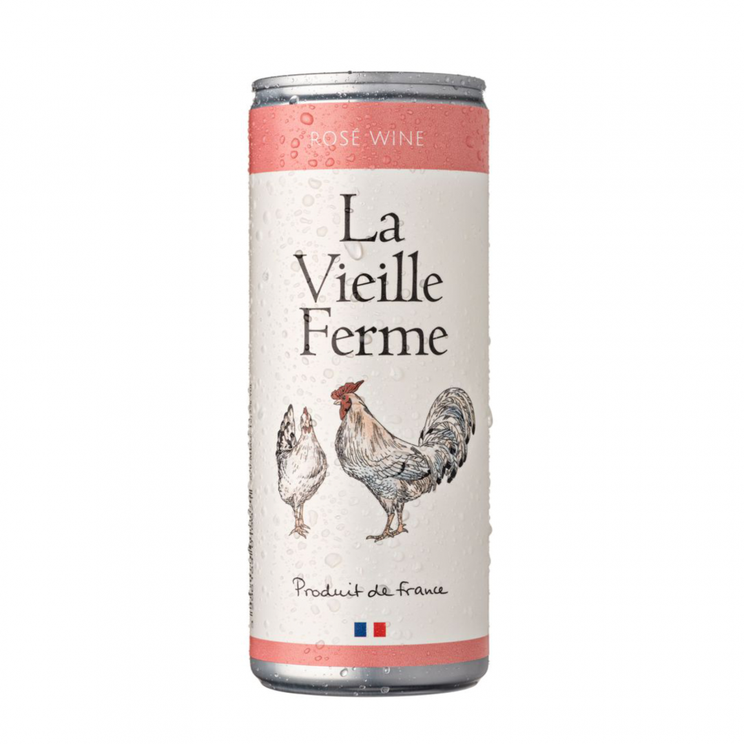 Vinho Rosé Francês La Vieille Ferme Lata