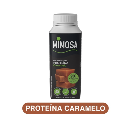 Iogurte Líquido Proteína Caramelo Mimosa 250 ml