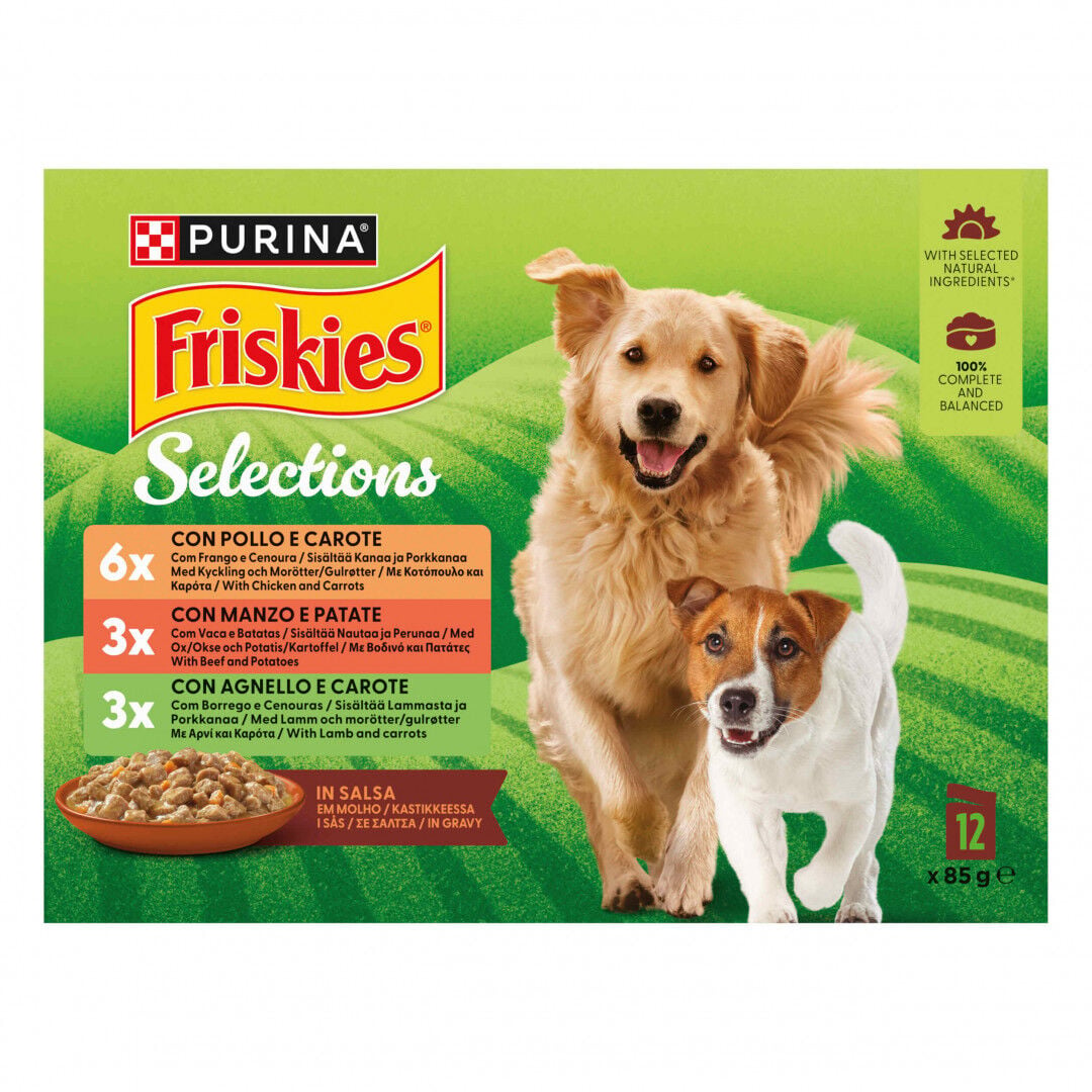 Comida Húmida Para Cão Com Carnes Em Molho Purina Friskies 1,02 kg