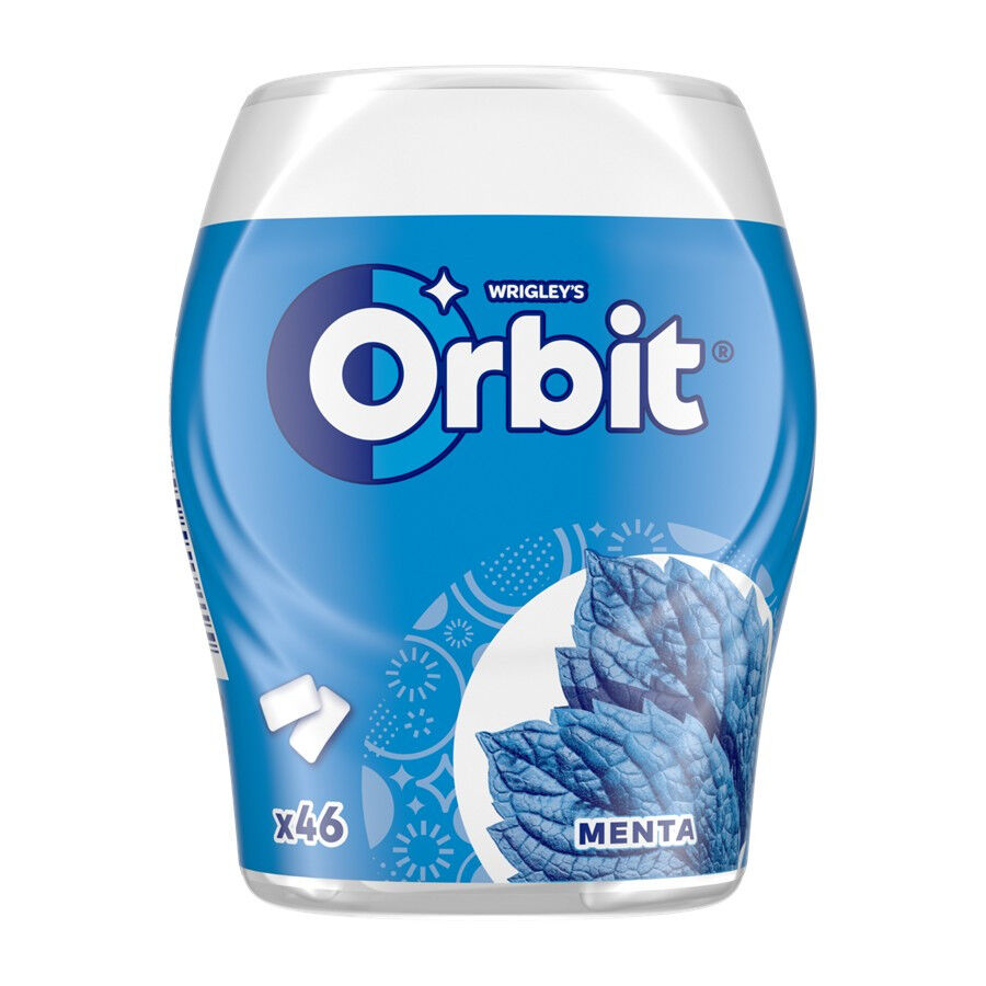 Pastilhas Elásticas Bottle Peppermint Orbit 64 g