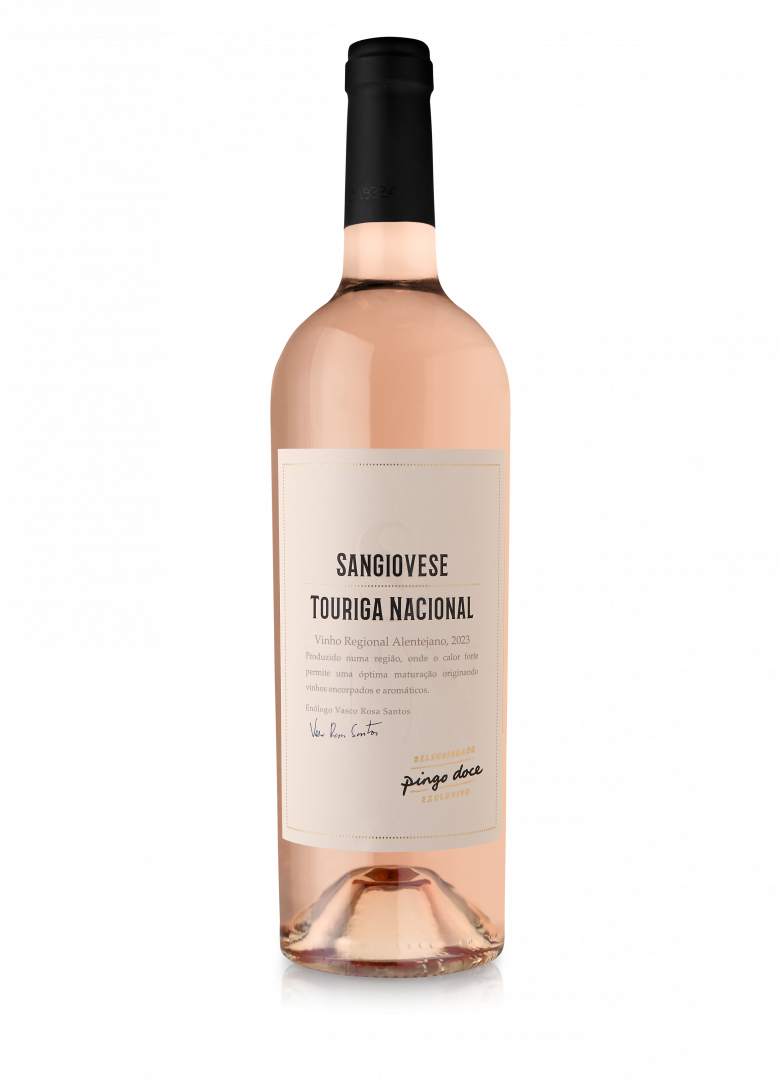 Vinho Rosé Alentejo Pingo Doce Sangioveste e Touriga Nacional