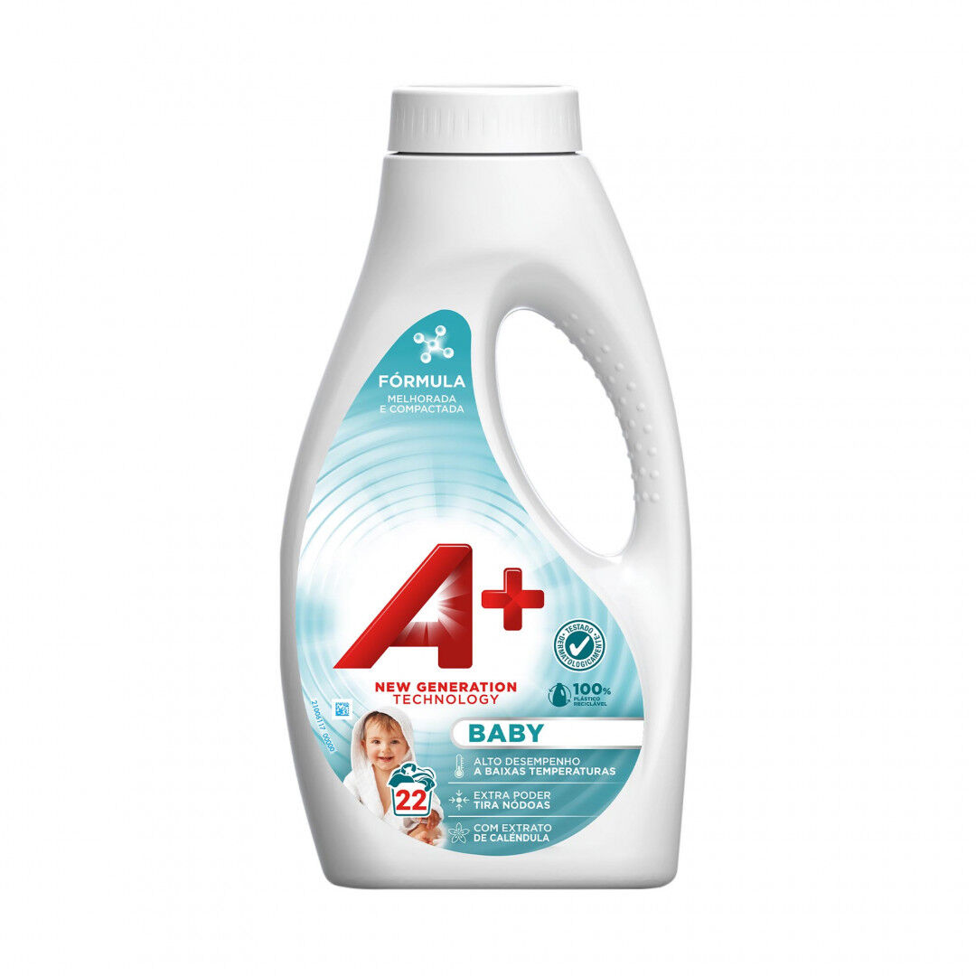 Detergente Máquina Roupa Líquido Baby A+