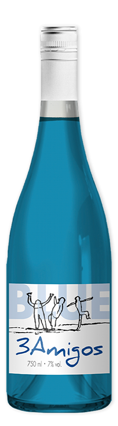 Bebida Aromatizada 3 Amigos Azul