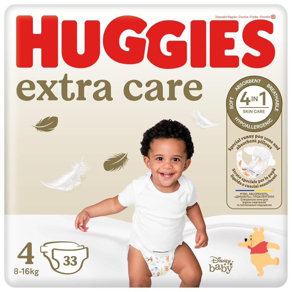 Fraldas Extra Care T4 8-16kg