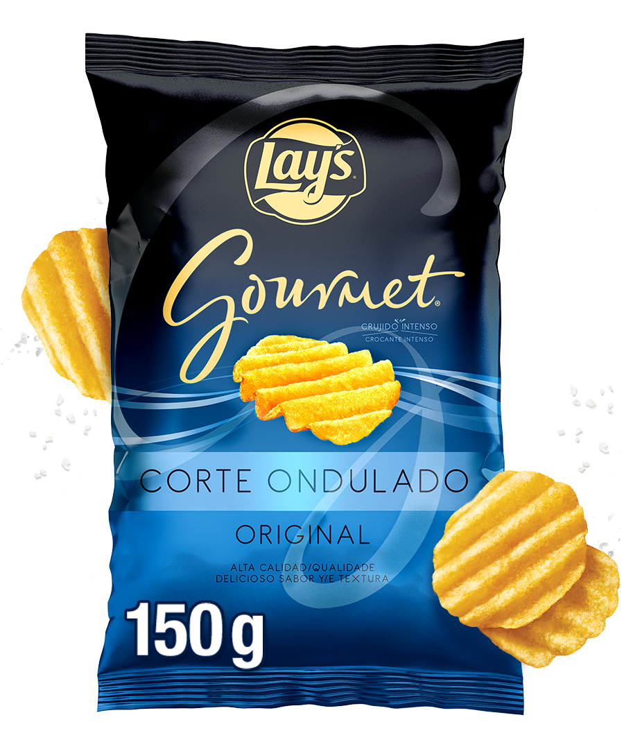 Batatas Fritas Gourmet Corte Ondulado Lay's 150 g
