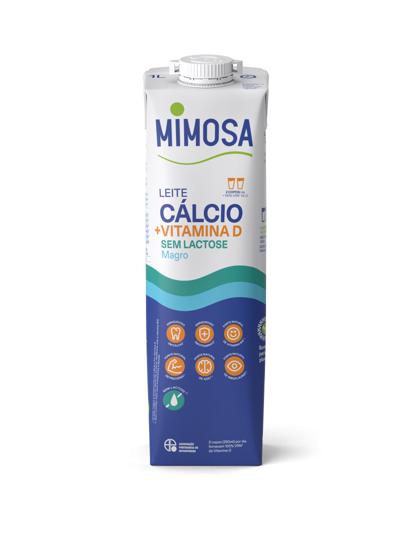 Leite UHT Magro Cálcio sem Lactose Mimosa