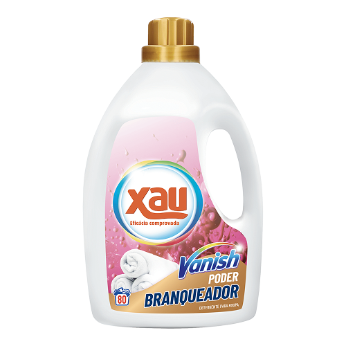 Detergente Máquina Roupa Líquido Branqueador Xau + Vanish
