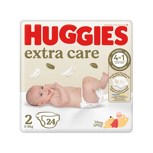 Fraldas Extra Care T2 3-6kg