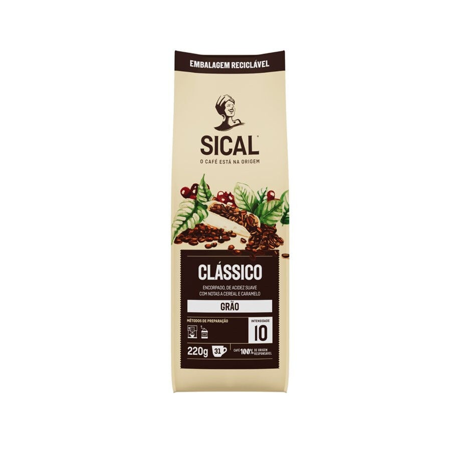 Café Em Grão Clássico Sical 22 un