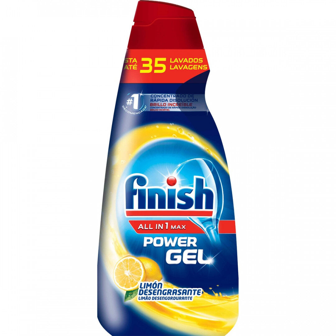 Detergente Máquina da Loiça Gel Limão Finish
