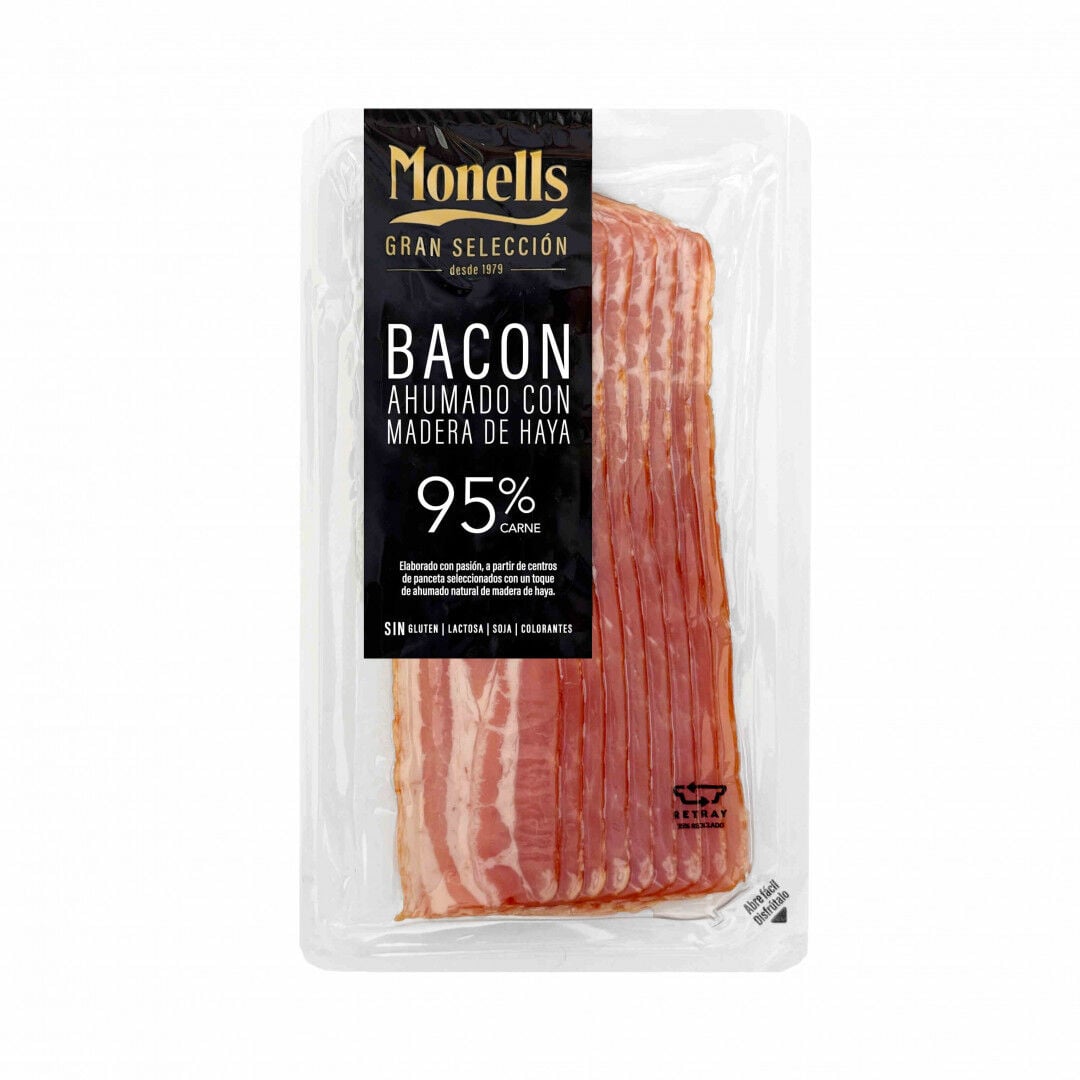 Bacon Fatiado Seleção Monells 140 g