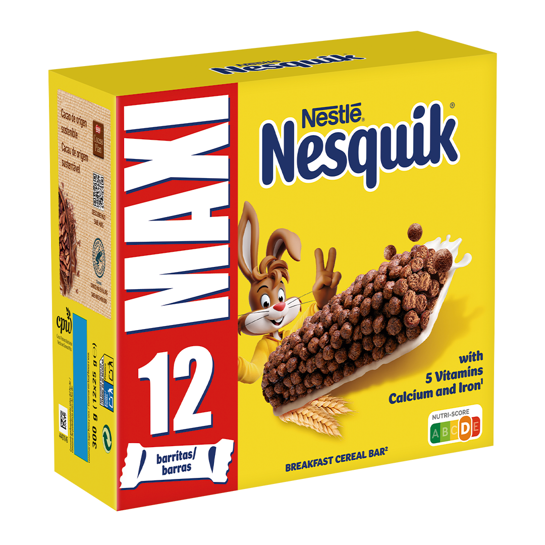 Barras de Cereais Nesquik