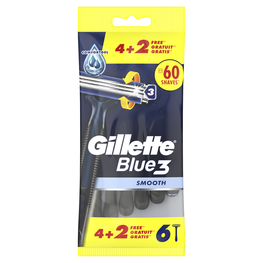 Lâminas Descartáveis Blue3 Smooth (14+2) 16 un
