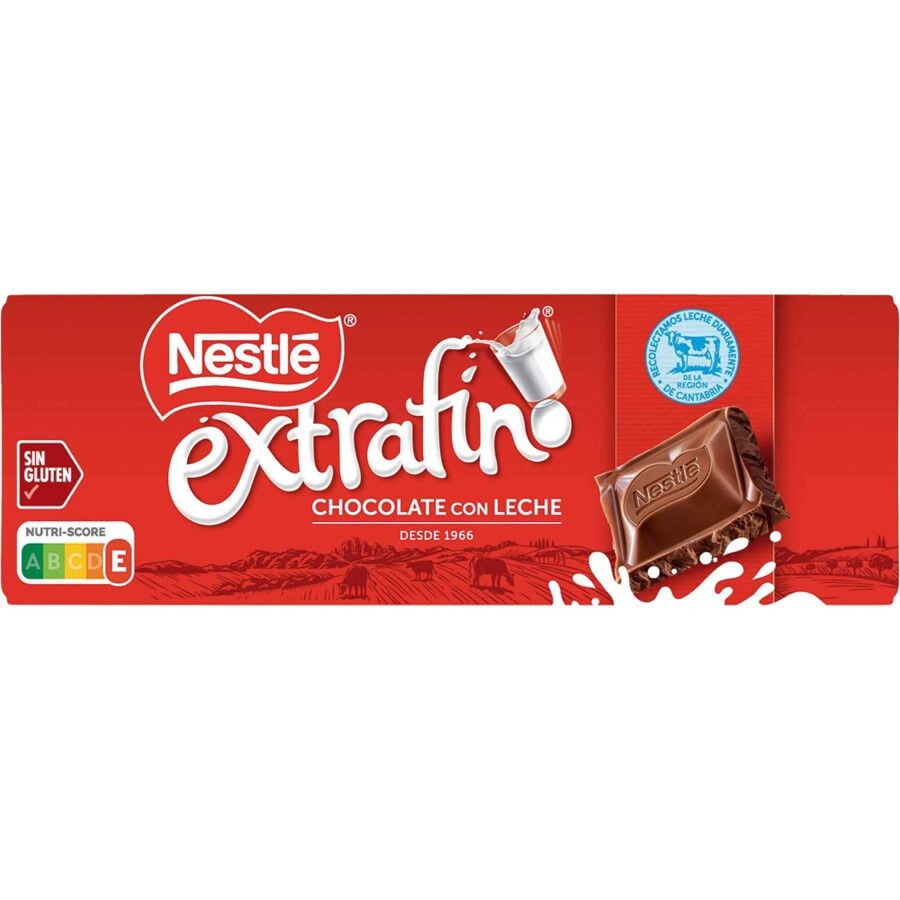 Tablete de Chocolate de Leite Extrafino
