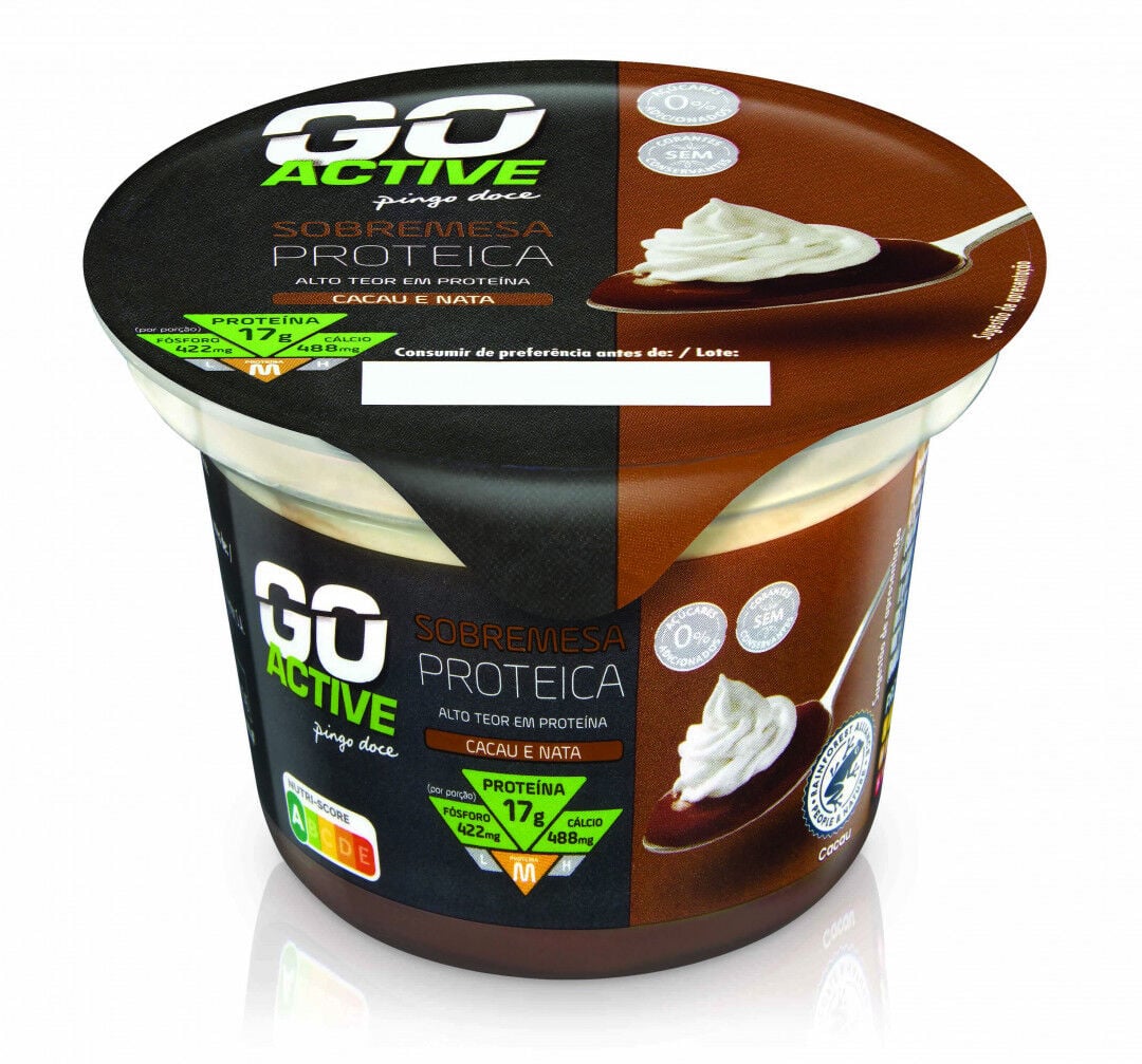 Sobremesa Proteica Chocolate e Nata