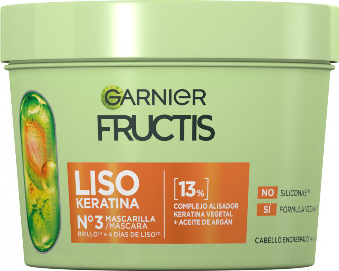 Máscara Fructis Liso Keratina