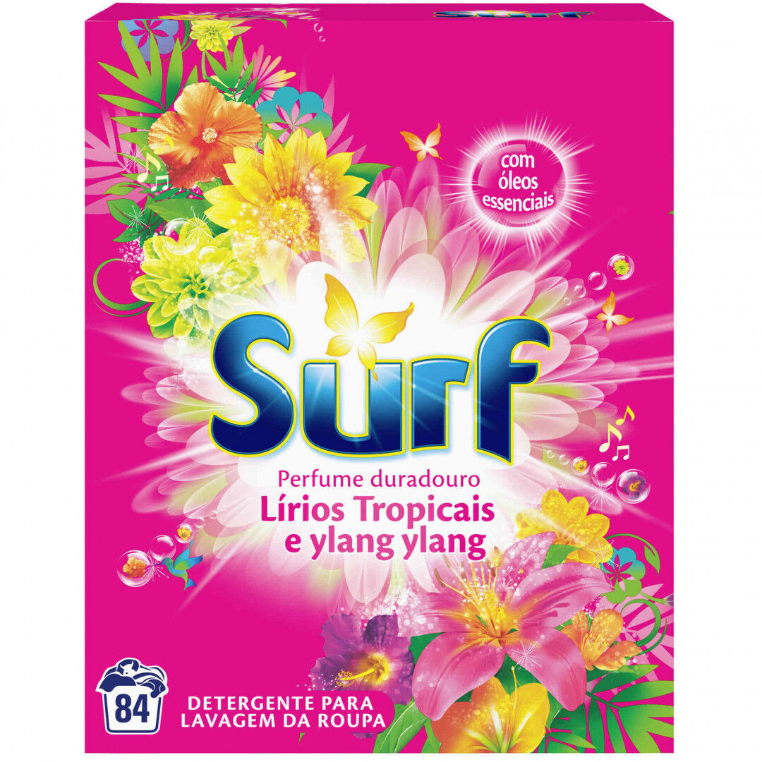 Detergente Máquina Roupa em Pó Tropical Surf
