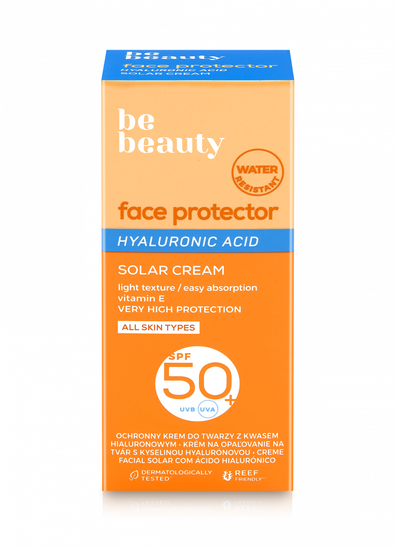 Protetor Solar Fluido Facial Com Óleo De Cenoura Spf50+ Be Beauty 50 ml