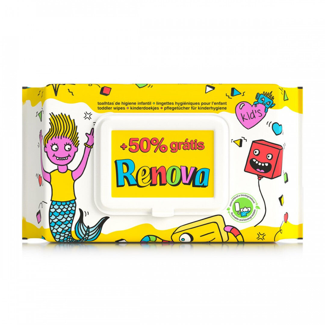 Toalhitas Papel Higiénico Húmido Kids