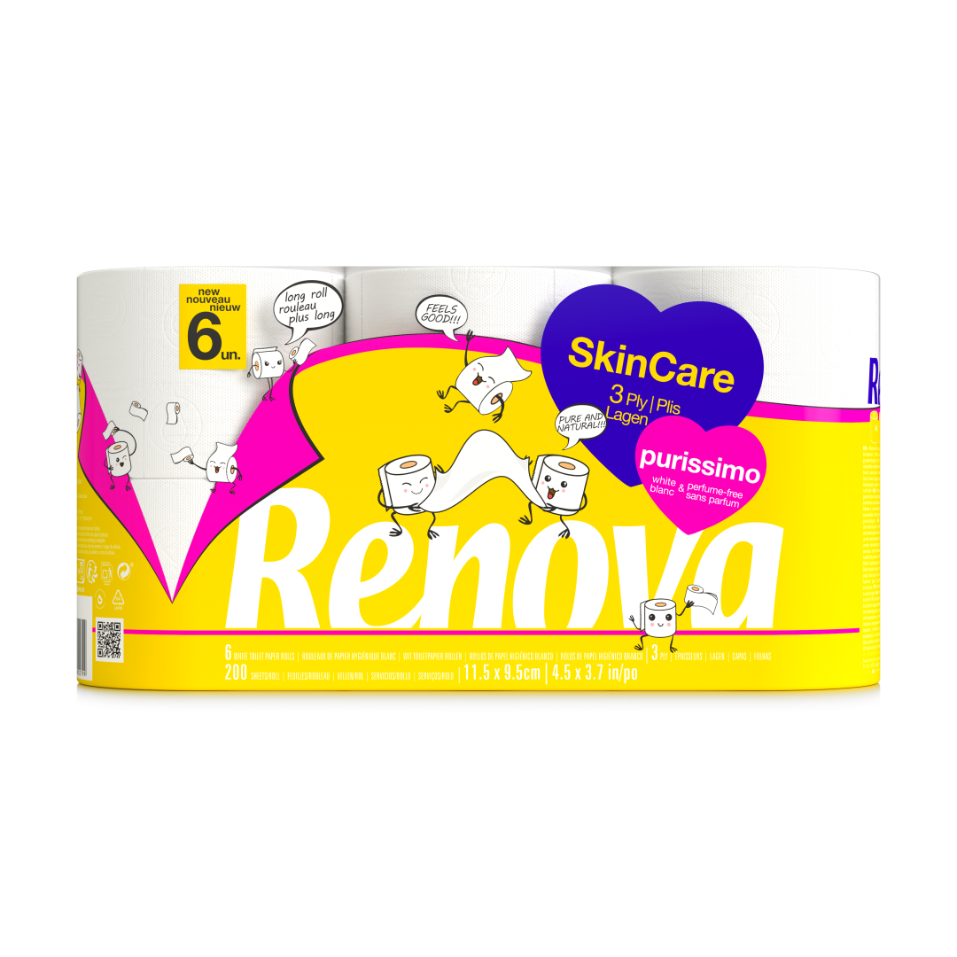 Papel Higiénico Puríssimo 3 Folhas 6 Rolos