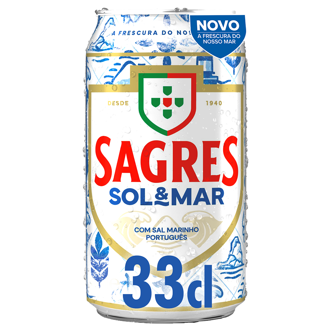 Cerveja com Álcool Sol & Mar Lata