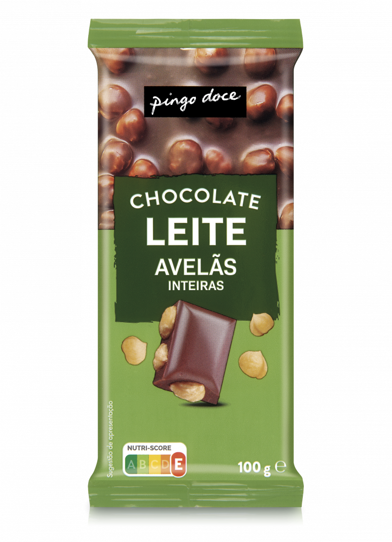 Tableite de Leite Avelãs Inteiras Pingo Doce
