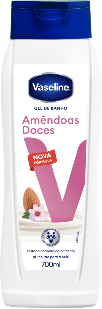 Gel De Banho Amêndoas Doces Vaseline 700 ml