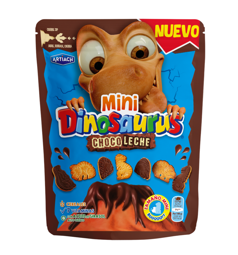 Bolo Mini Dinos Choco Leite