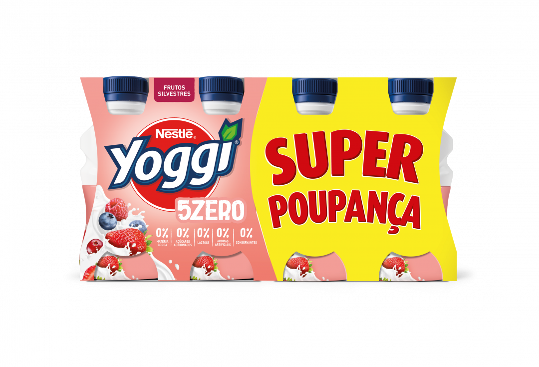 Iogurte Líquido Magro sem Lactose Frutos Silvestres 5 Zero Pack 8