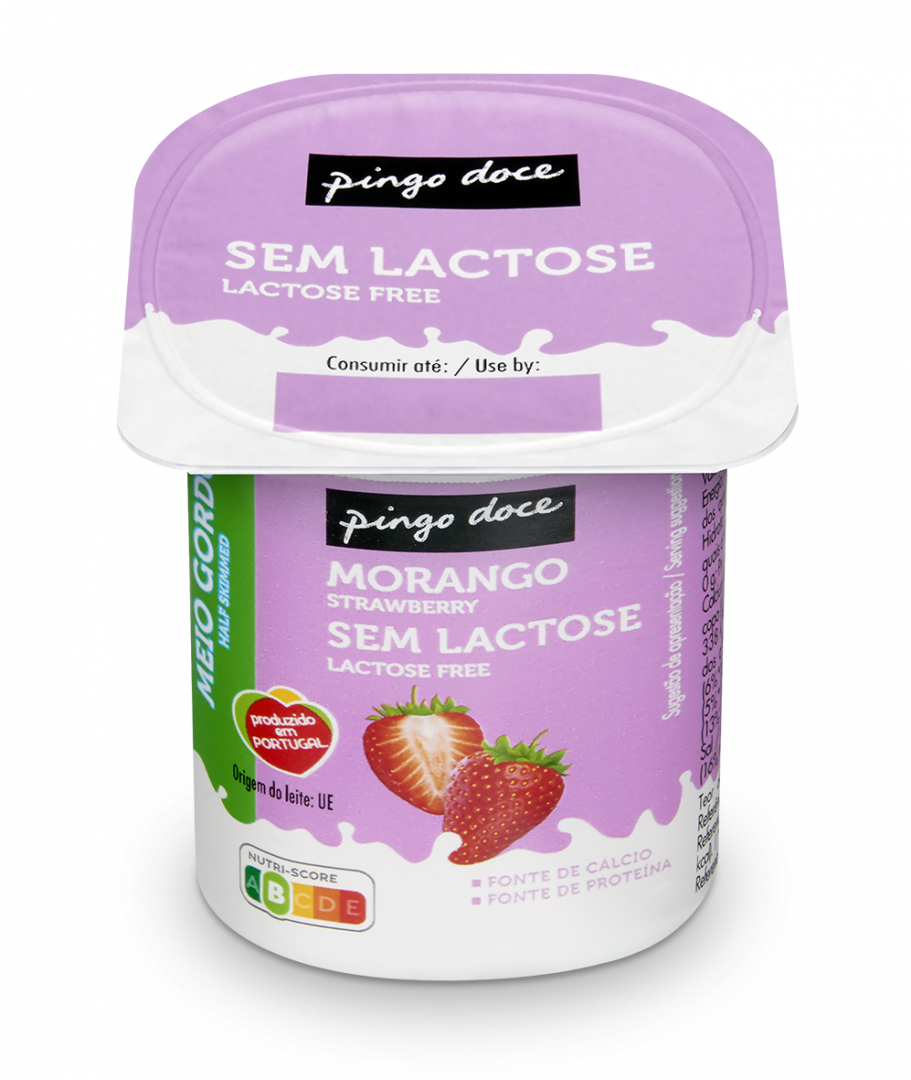 Iogurte Morango sem Lactose