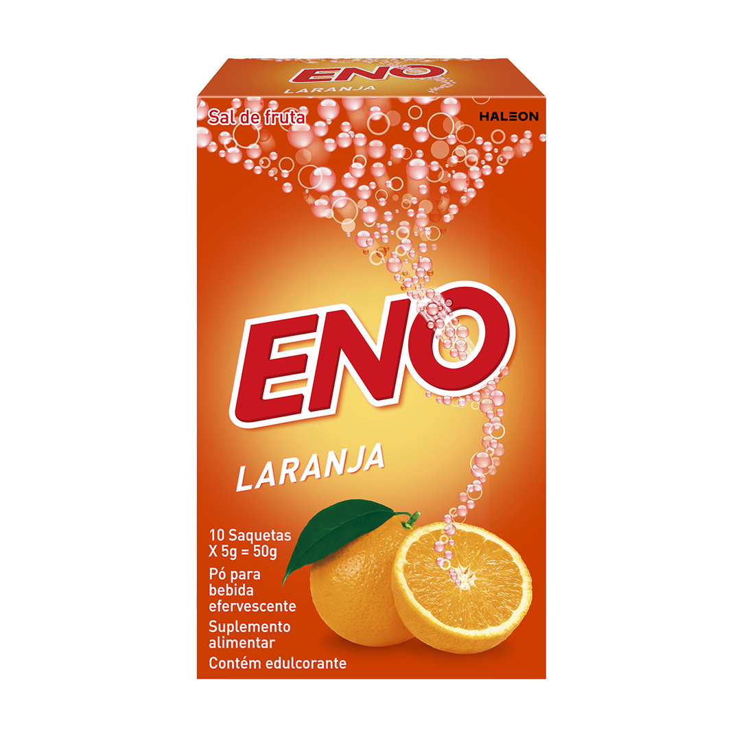 Sal De Fruta Digestivo Sabor Laranja ENO 10 un