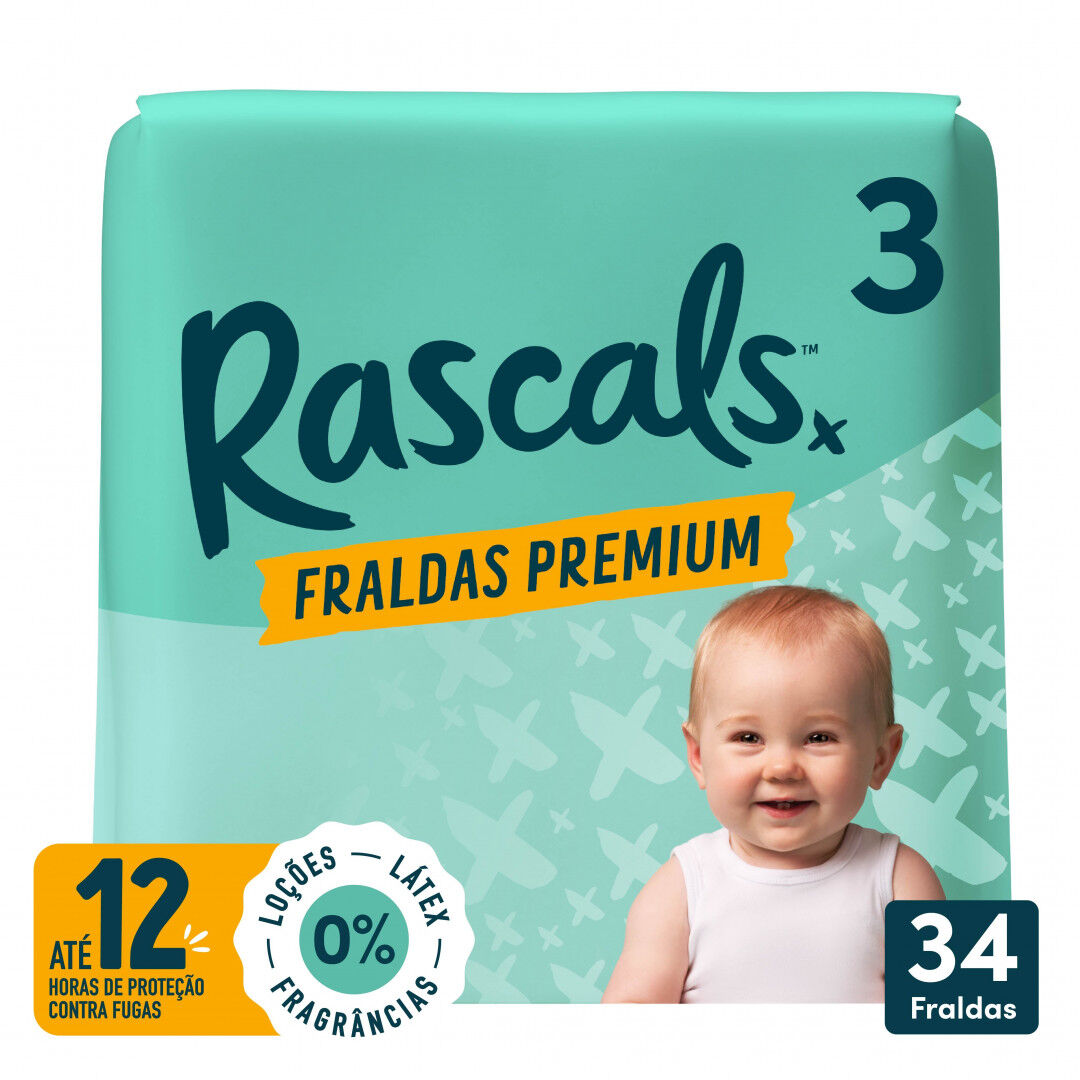 Fraldas Bebé 6-11kg T3