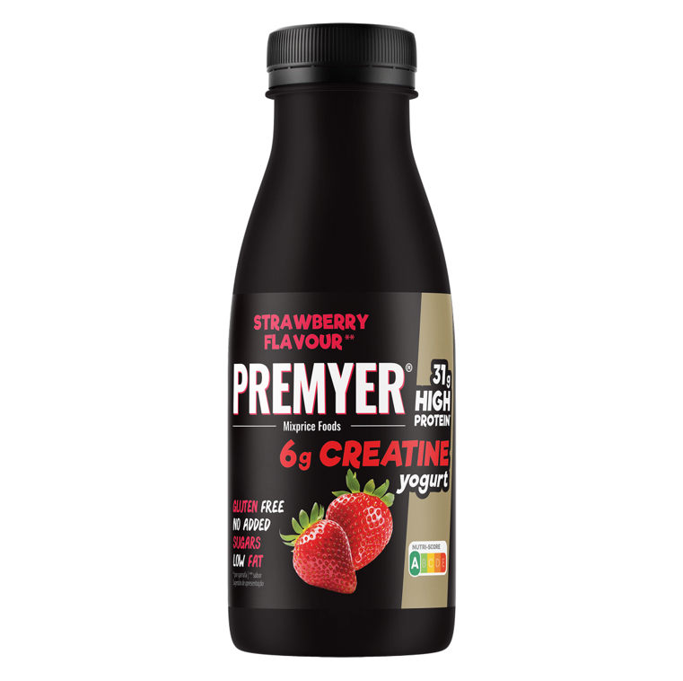 Iogurte Líquido Proteína Morango Com Creatina Premyer 500 ml